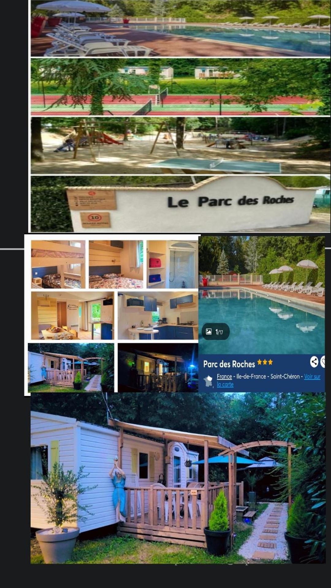 Camping Marvilla Parks -Parc Des Roches 91530 Saint-Cheron Bagian luar foto